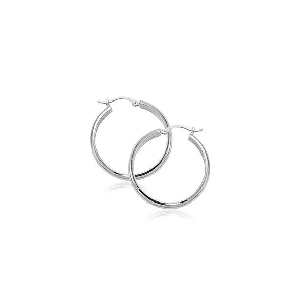 Sterling Silver Hoop Earrings Baxter's Fine Jewelry Warwick, RI
