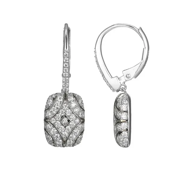 Vintage CZ Drop Earrings Baxter's Fine Jewelry Warwick, RI