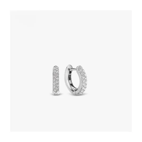 Pave CZ Huggies Baxter's Fine Jewelry Warwick, RI