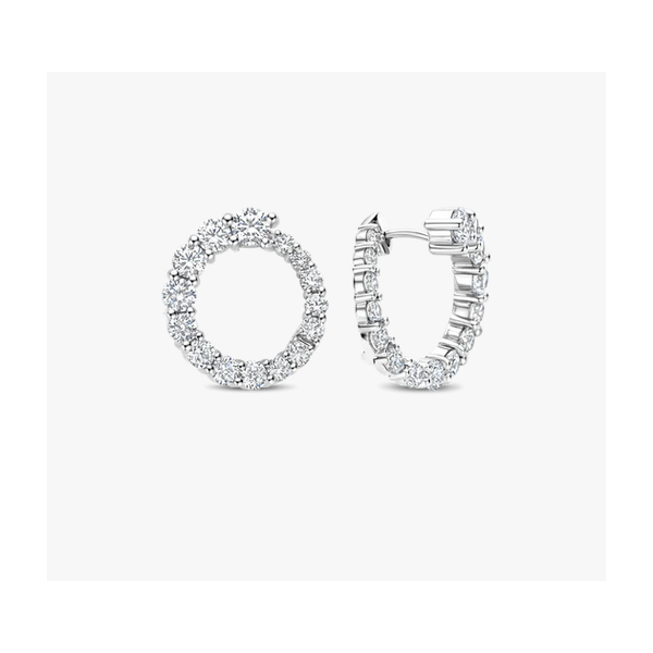 Twisted CZ Earrings Baxter's Fine Jewelry Warwick, RI