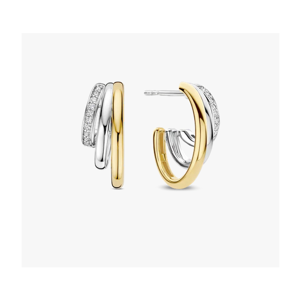 Zirconia Structure Earrings Baxter's Fine Jewelry Warwick, RI