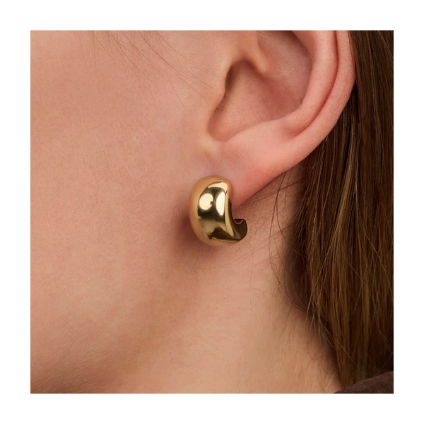 Bold Gold Vermeil Earrings Image 2 Baxter's Fine Jewelry Warwick, RI