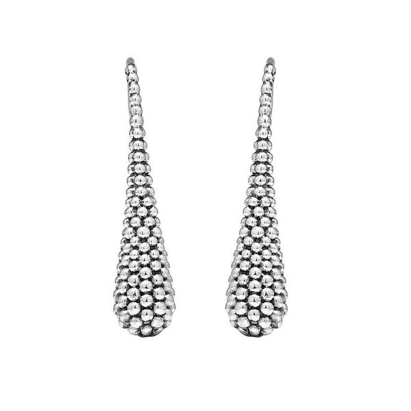 Beaded Teardrop Earrings Image 2 Baxter's Fine Jewelry Warwick, RI
