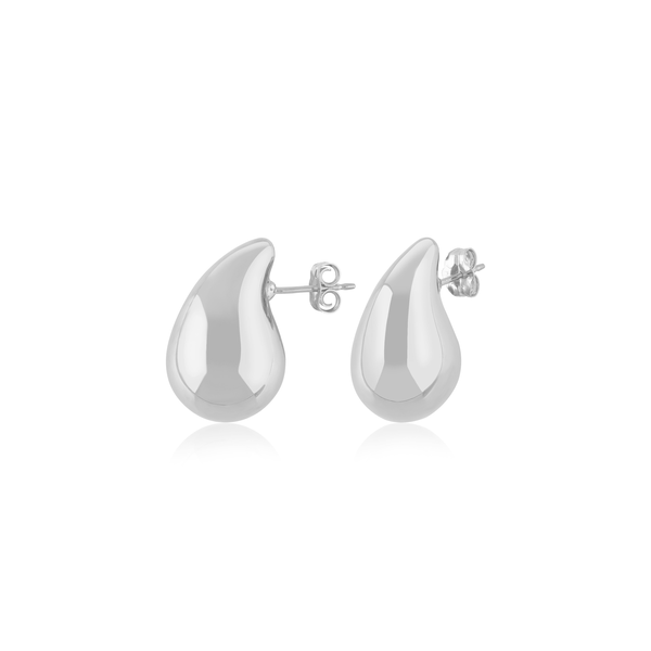 Sterling Silver Tear Drop Stud Earrings Baxter's Fine Jewelry Warwick, RI