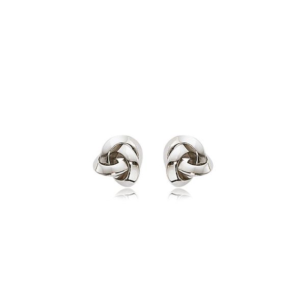 Sterling Silver Small Knot Earrings Baxter's Fine Jewelry Warwick, RI