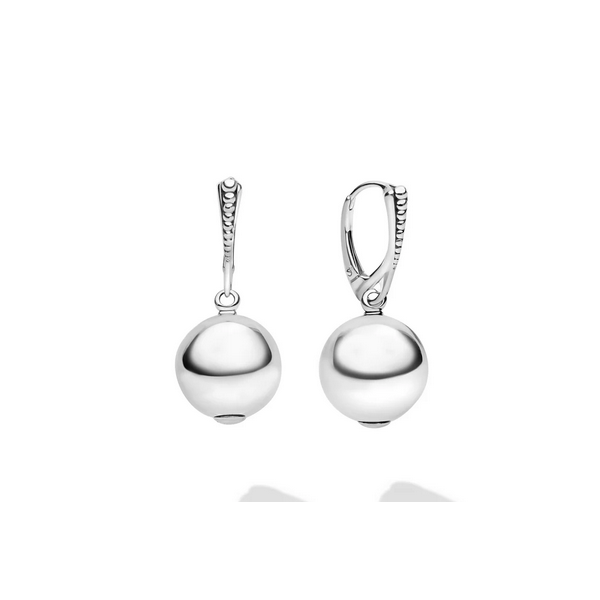Silver Beaded Drop Earrings Baxter's Fine Jewelry Warwick, RI