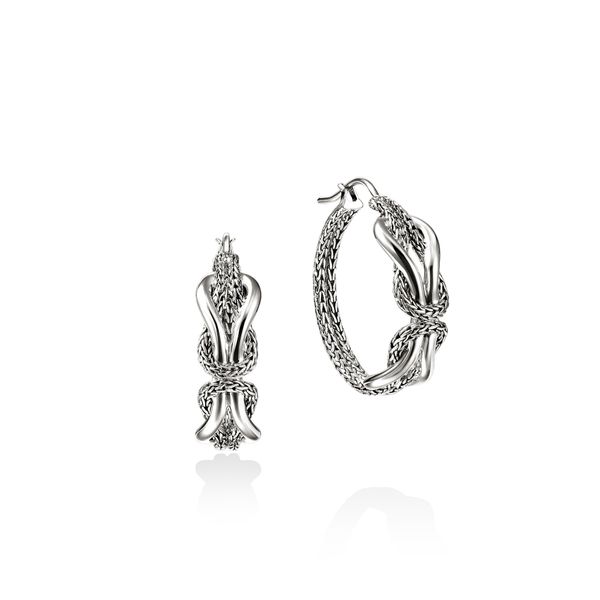 Infinite Love Knot Hoop Earrings Baxter's Fine Jewelry Warwick, RI