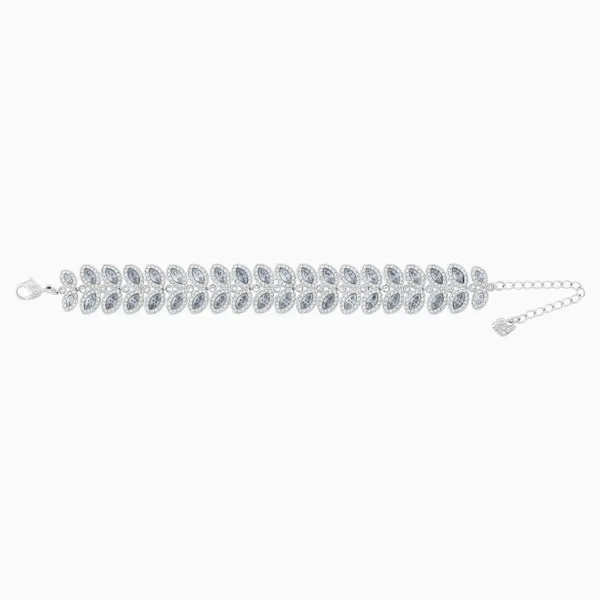 Baron Bracelet, Blue, Rhodium Plating Image 2 Baxter's Fine Jewelry Warwick, RI