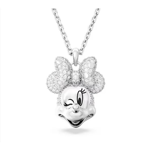 Disney Minnie Mouse pendant White, Rhodium plated Baxter's Fine Jewelry Warwick, RI