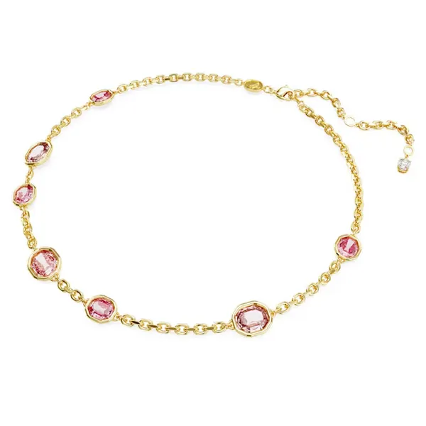 Imber necklace Octagon cut, Pink, Gold-tone plated Baxter's Fine Jewelry Warwick, RI