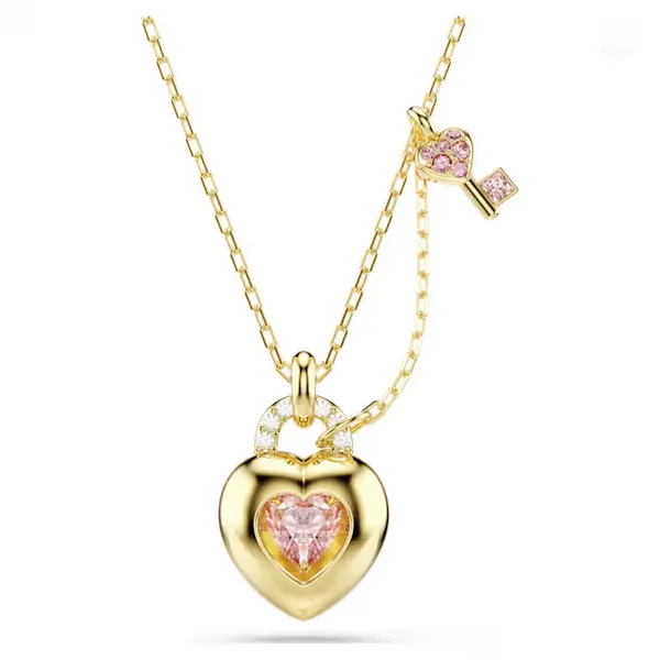 Idyllia CZ Heart Lock and Key Pendant Baxter's Fine Jewelry Warwick, RI
