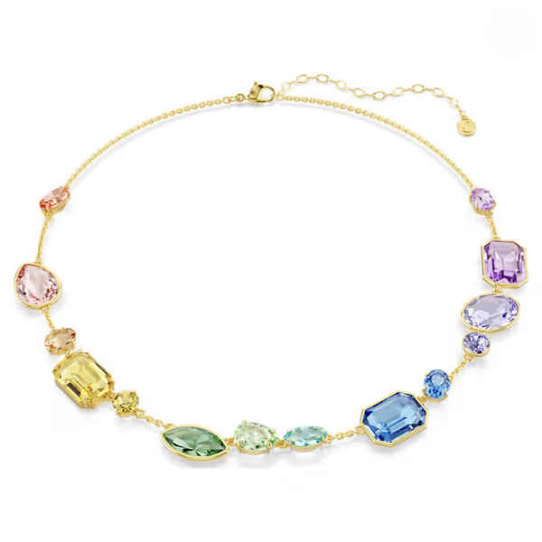 Gema Multi Color Mixed Cut Necklace Baxter's Fine Jewelry Warwick, RI
