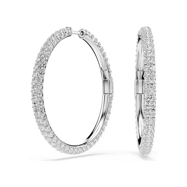 Dextera CZ Pave Hoops Baxter's Fine Jewelry Warwick, RI