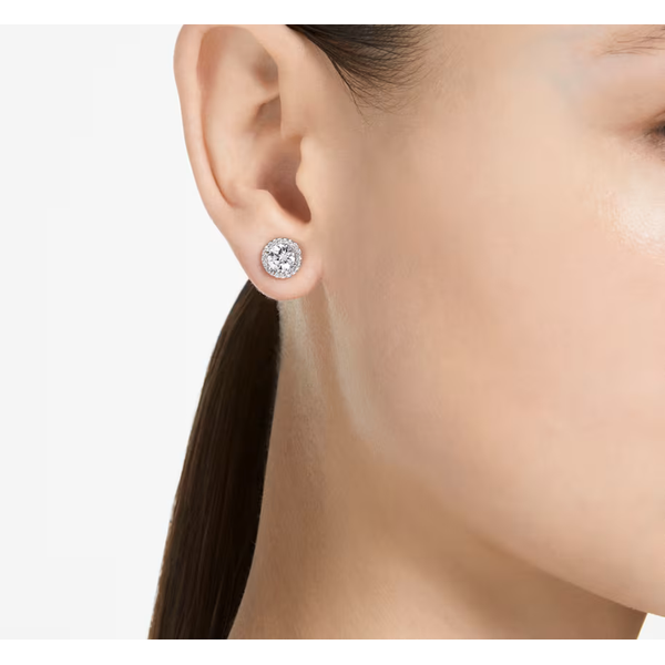 Constella Stud Halo Earrings Image 3 Baxter's Fine Jewelry Warwick, RI