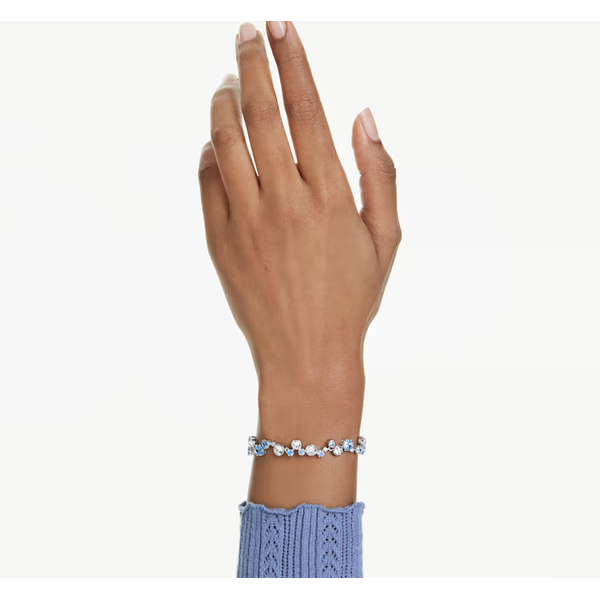 Constella Light Blue and White Stone Bracelet Image 2 Baxter's Fine Jewelry Warwick, RI