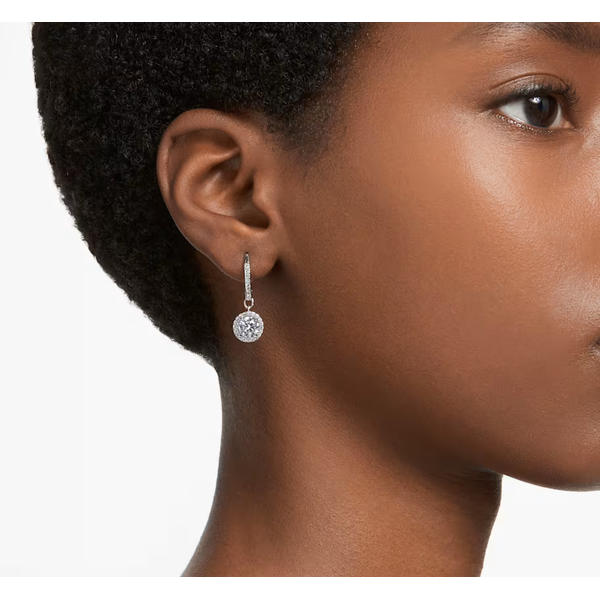 Constella Drop Pave Earrings Image 2 Baxter's Fine Jewelry Warwick, RI