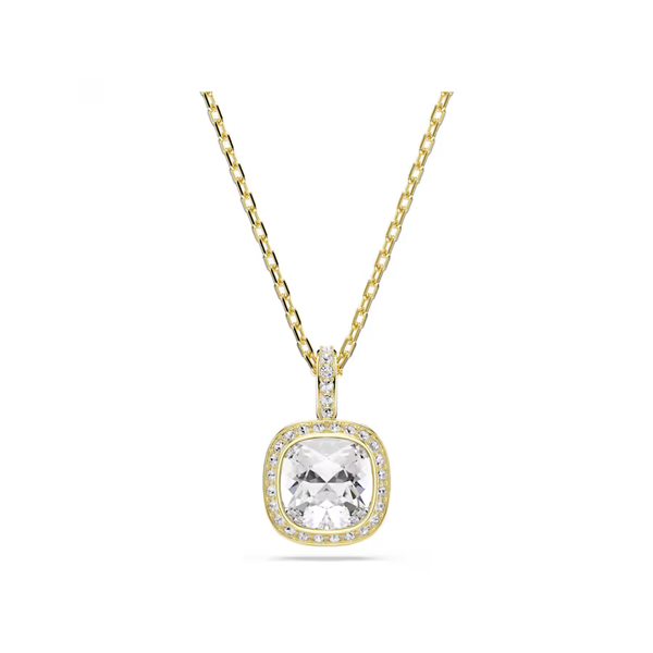 Una Angelic Cushion CZ Halo Pendant Baxter's Fine Jewelry Warwick, RI