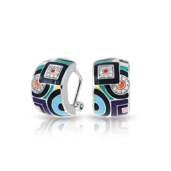 Multi Colored Geometrica Earrings