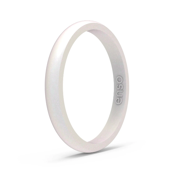 Elements Classic Halo Silicone Ring - Silver