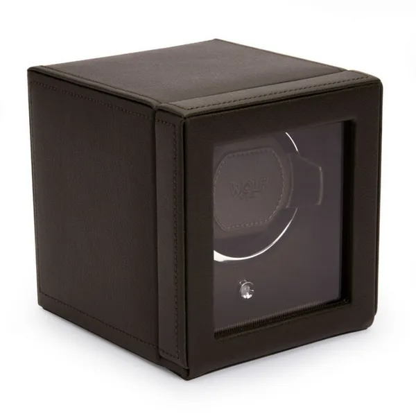 Cub Single Watch Winder with Cover - Brown thumb image 2
