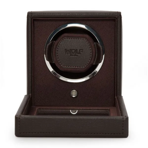 Cub Single Watch Winder with Cover - Brown thumb image 3