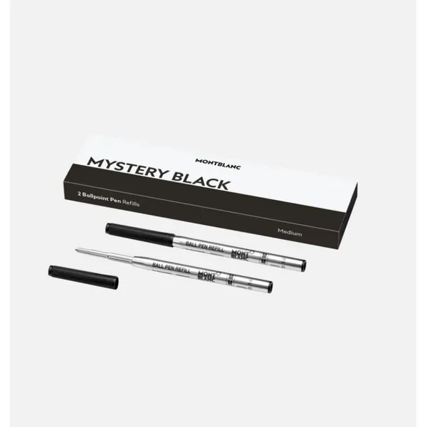 2 Ballpoint Pen Refill Medium, Mystery Black Baxter's Fine Jewelry Warwick, RI