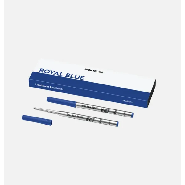 2 Ballpoint Pen Refills Medium Royal Blue Baxter's Fine Jewelry Warwick, RI