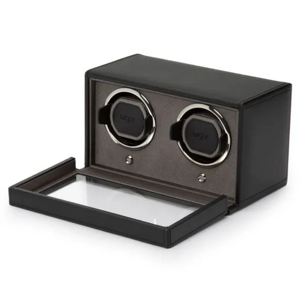 Cub Double Watch Winder with Cover Image 2 Baxter's Fine Jewelry Warwick, RI