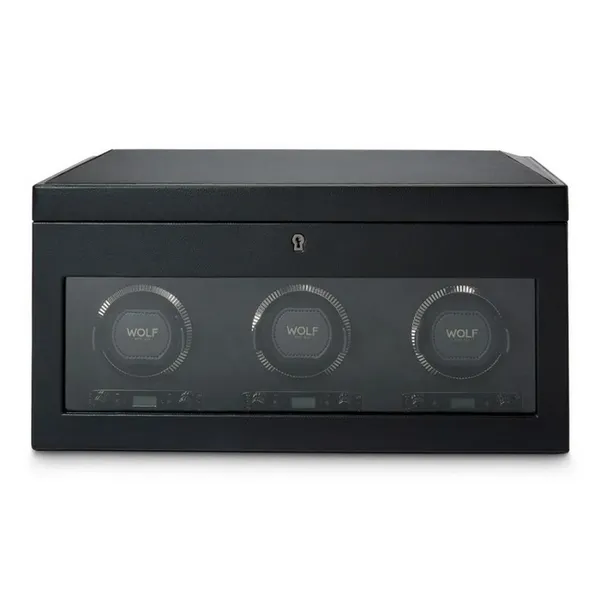 British Racing Triple Watch Winder with Storage Baxter's Fine Jewelry Warwick, RI