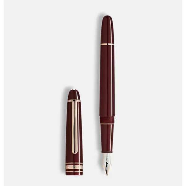 Meisterstück Burgundy Red Classique Fountain Pen Baxter's Fine Jewelry Warwick, RI