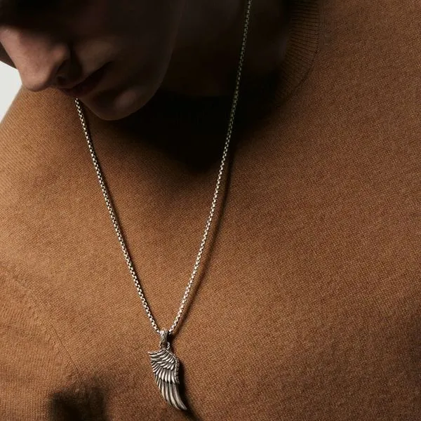 Eagle Wing Pendant Necklace thumb image 3