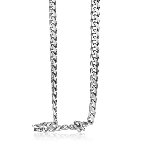 Stainless Steel 8mm Curb Chain Baxter's Fine Jewelry Warwick, RI