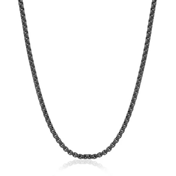Stainless Steel 3.5mm Round Box Chain Baxter's Fine Jewelry Warwick, RI