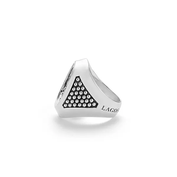 Silver Skull Signet Ring Image 2 Baxter's Fine Jewelry Warwick, RI