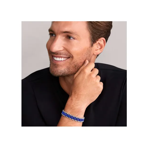 Matte Ultramarine Ceramic Link Bracelet thumb image 2