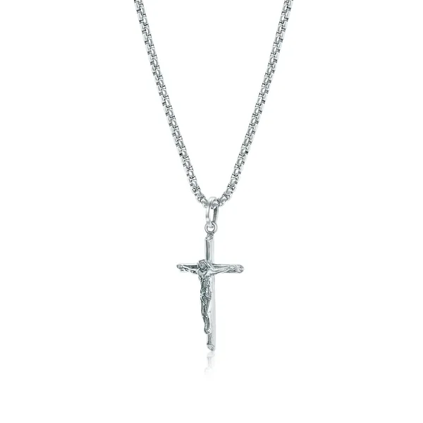 Simple Crucifix Cross Pendant Baxter's Fine Jewelry Warwick, RI