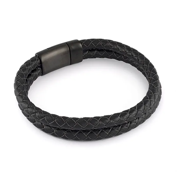 Double Leather Bracelet 6mm Baxter's Fine Jewelry Warwick, RI