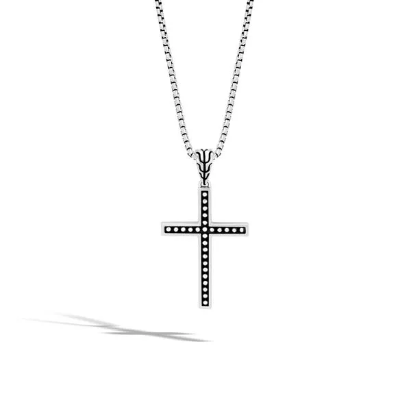 Jawan Cross Pendant Necklace, Sterling Silver Baxter's Fine Jewelry Warwick, RI