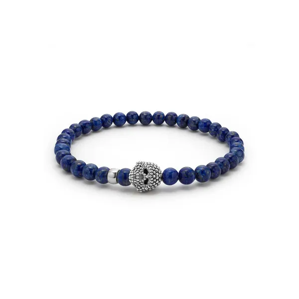Lapis Skull Bracelet