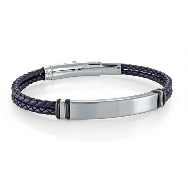 Stainless Steel ID Woven Bracelet Baxter's Fine Jewelry Warwick, RI