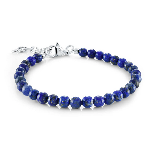 Junior Stainless Steel Lapis Lazuli Bracelet Baxter's Fine Jewelry Warwick, RI