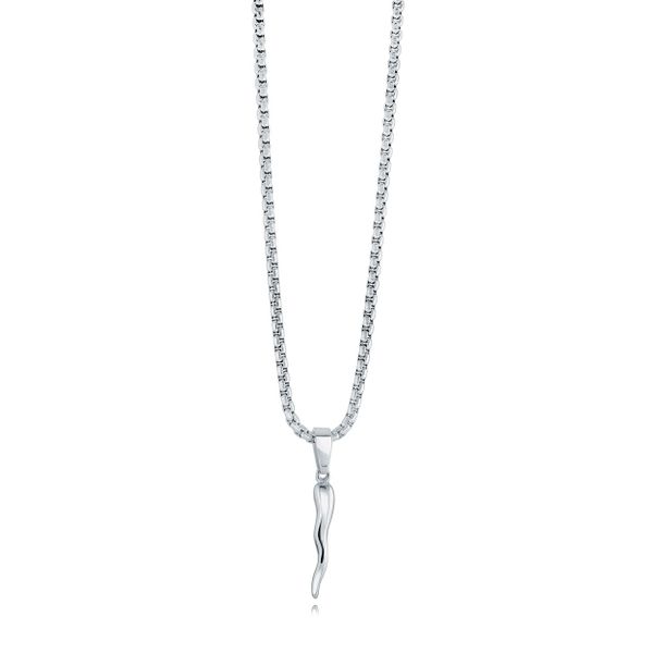 Junior Stainless Steel Cornetto Necklace Baxter's Fine Jewelry Warwick, RI