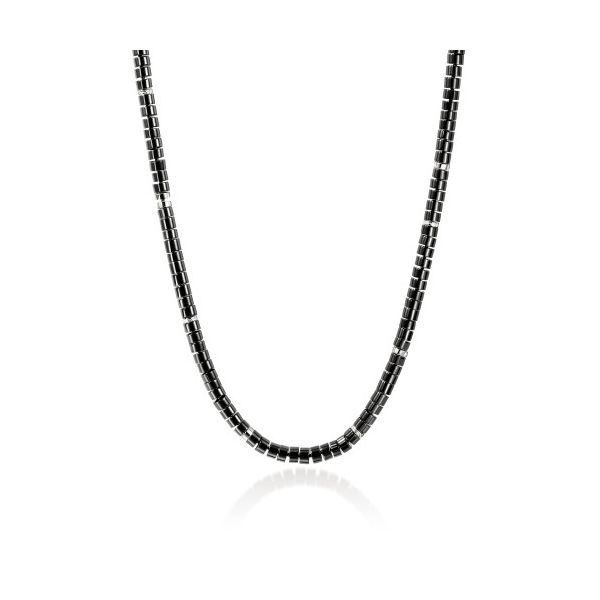 Heishi Black Onyx 6mm Necklace Baxter's Fine Jewelry Warwick, RI