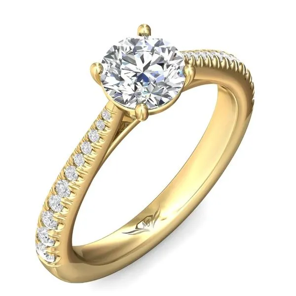 Martin Flyer Engagement Ring Bay Area Diamond Company Green Bay, WI