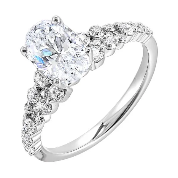 'Perfect Love' 14 Karat White Gold Prong Set Engagement Ring Bay Area Diamond Company Green Bay, WI