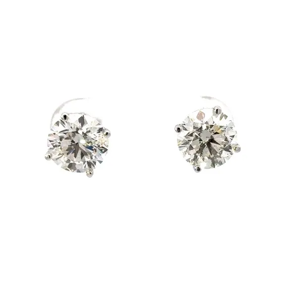 14 Karat White Gold Diamond Studs Bay Area Diamond Company Green Bay, WI