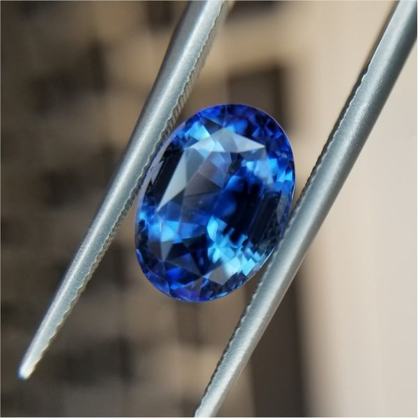 2.85 Oval Cut Sapphire Becky Beauchine Kulka Diamonds and Fine Jewelry Okemos, MI