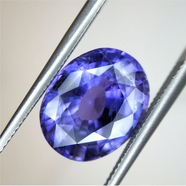 5.04ct Oval Violet Sapphire Becky Beauchine Kulka Diamonds and Fine Jewelry Okemos, MI