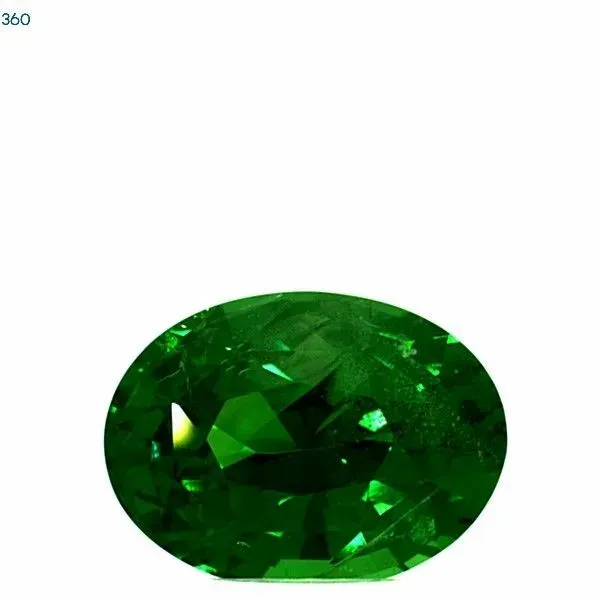 4.67ct Oval Cut Tsavorite Garnet Image 2 Becky Beauchine Kulka Diamonds and Fine Jewelry Okemos, MI