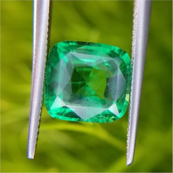 2.55ct Cushion Cut Tsavorite Garnet Becky Beauchine Kulka Diamonds and Fine Jewelry Okemos, MI